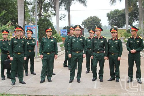 Kiểm tra kết quả thực hiện nhiệm vụ tại Trường Quân sự Quân khu 1