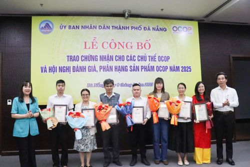 Đà Nẵng trao chứng nhận cho 11 sản phẩm OCOP 4 sao năm 2025