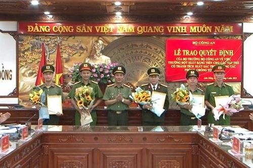 Công an tỉnh Lâm Đồng: Nhiều đơn vị được Bộ Công an khen thưởng