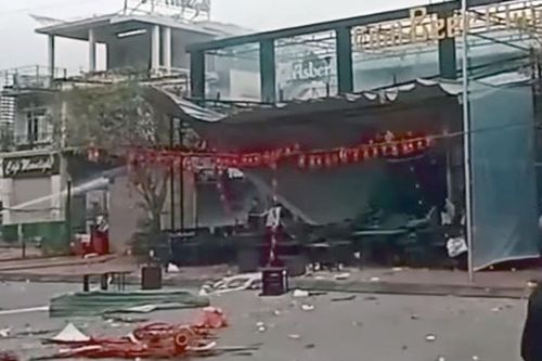 Nổ lớn tại quán bia ở Quảng Ninh