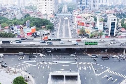Hà Nội thí điểm điều chỉnh tổ chức giao thông nút giao Lê Văn Lương-Khuất Duy Tiến