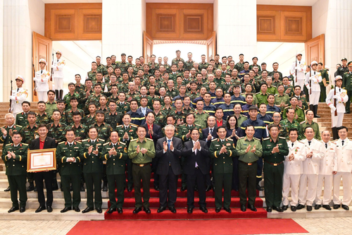 Khẳng định bản lĩnh, kỹ năng, nêu cao tinh thần cứu nạn quốc tế của LLVT nhân dân Việt Nam