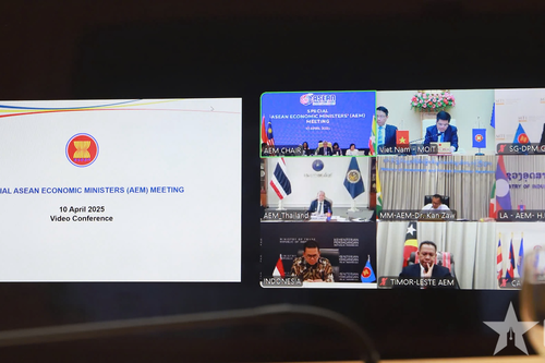 Bộ trưởng Kinh tế ASEAN họp về chính sách thuế của Hoa Kỳ
