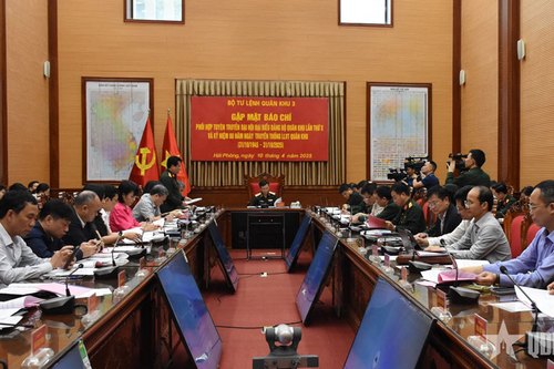 Quân khu 3: Tăng cường công tác phối hợp với các cơ quan báo chí