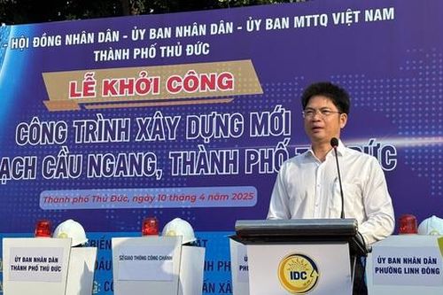 Tp.HCM: Khởi công cống Rạch Cầu Ngang, xóa điểm ngập kinh niên tại chợ Thủ Đức
