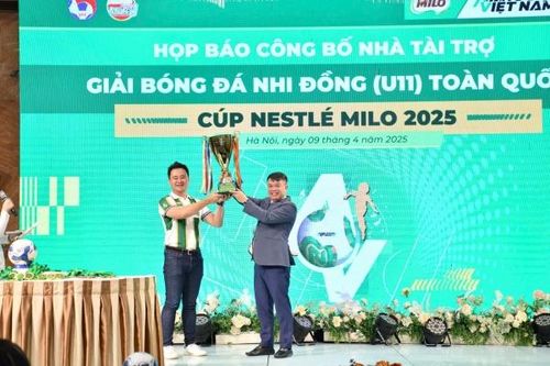Nestlé MILO tiếp tục đồng hành cùng Giải Bóng đá Nhi đồng (U11) toàn quốc 2025