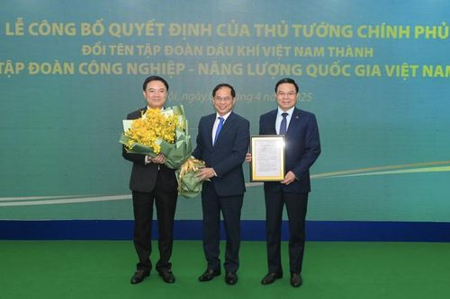 Tập đoàn Dầu khí Việt Nam đổi tên thành Tập đoàn Công nghiệp - Năng lượng Quốc gia Việt Nam