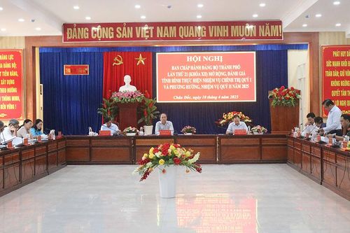 Hội nghị Ban Chấp hành Đảng bộ TP. Châu Đốc