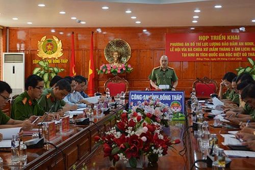 Bố trí lực lượng bảo đảm an ninh trật tự lễ hội vía bà Chúa xứ