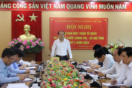 Giao ban MTTQ và các tổ chức chính trị - xã hội tỉnh quý I