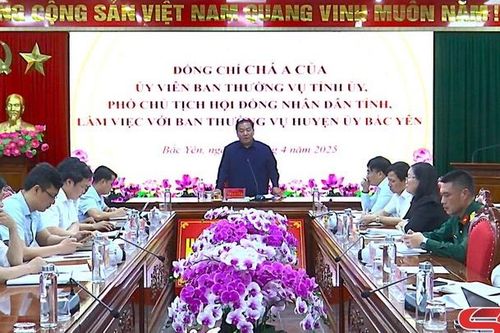 Đồng chí Phó chủ tịch HĐND tỉnh làm việc tại Bắc Yên