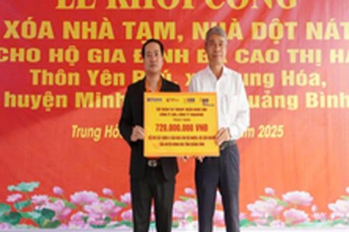 Huyện Minh Hóa, tỉnh Quảng Bình: Huy động mọi nguồn lực xóa hết nhà tạm, nhà dột nát trong năm 2025