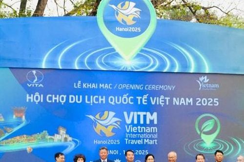 Khai mạc Hội chợ du lịch quốc tế Hà Nội - VITM 2025: Hướng tới du lịch xanh bền vững