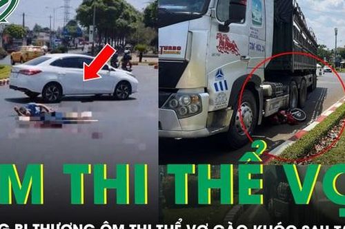 Sau va chạm giao thông, chồng bị thương ôm thi thể vợ gào khóc khiến ai cũng rơi nước mắt