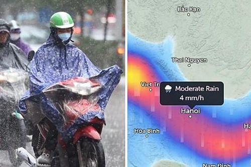 Đợt không khí lạnh sắp về có thể gây thời tiết nguy hiểm, Hà Nội dự báo mưa to