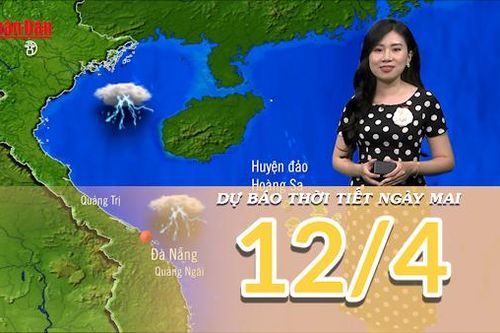 Dự báo thời tiết đêm nay và ngày mai 12/4/2025: Không khí lạnh về