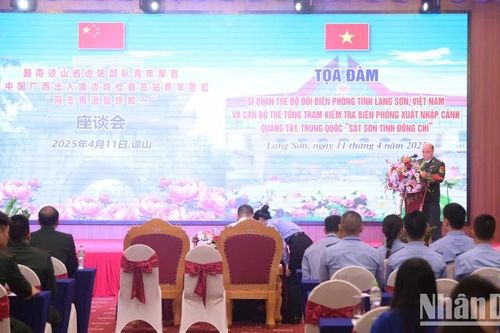 Thúc đẩy hợp tác, gắn kết giữa thế hệ trẻ lực lượng quản lý, bảo vệ biên giới Việt-Trung