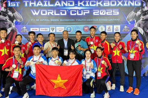 Kickboxing Việt Nam thắng lớn tại Cúp thế giới lần thứ I năm 2025