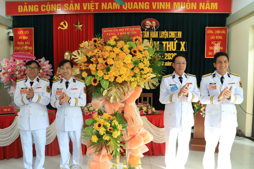 Trung tâm huấn luyện chuyên môn kỹ thuật - nghiệp vụ Vùng 3 Hải quân tổ chức Đại hội lần thứ X