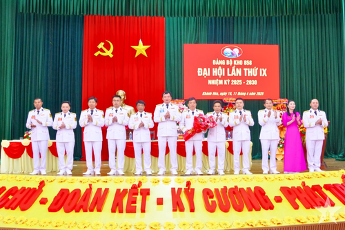 Đảng bộ Kho 858 tổ chức Đại hội lần thứ IX nhiệm kỳ 2025-2030