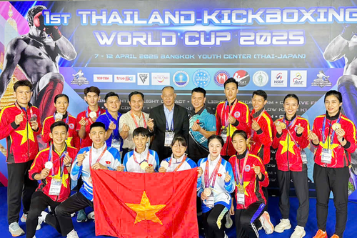 Đội tuyển kickboxing Việt Nam thắng lớn tại cúp thế giới