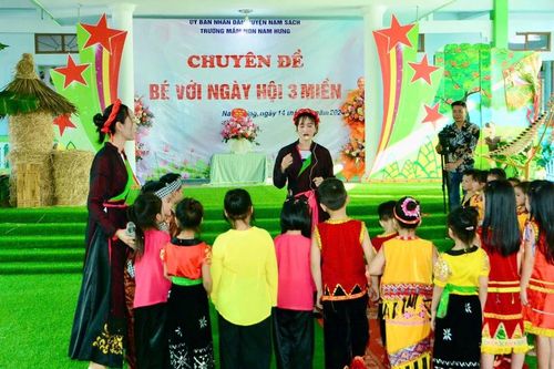 Sáng tạo trong việc đưa văn hóa vào nội dung giáo dục trẻ trong trường mầm non