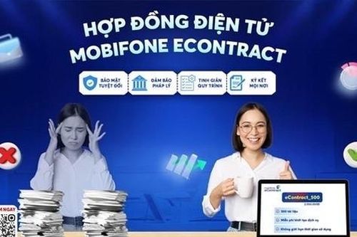 Hợp đồng điện tử MobiFone eContract đồng hành cùng doanh nghiệp chuyển đổi số