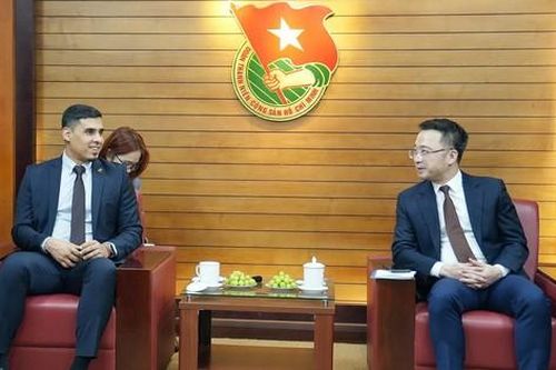 Bí thư Trung ương Đoàn tiếp Đại sứ Venezuela tại Việt Nam