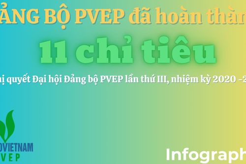 Đảng bộ PVEP hoàn thành 11/11 chỉ tiêu Nghị quyết Đại hội Đảng bộ PVEP lần thứ III, nhiệm kỳ 2020-2025 đề ra