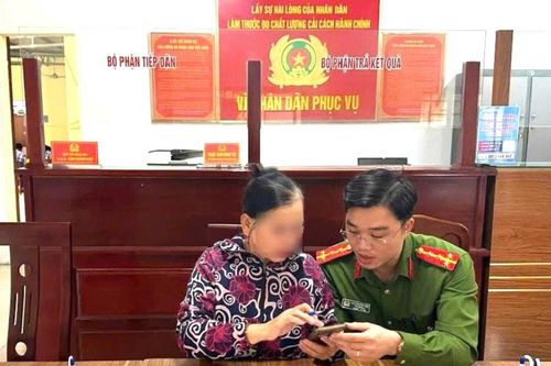 Công an phường ở Nghệ An ngăn chặn thành công vụ lừa đảo trực tuyến