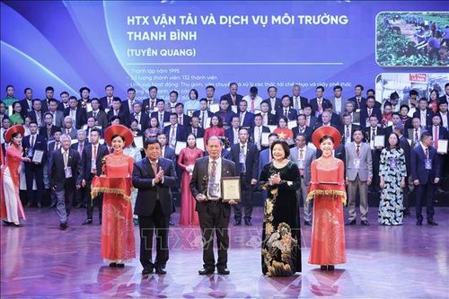 Lễ tôn vinh hợp tác xã tiêu biểu và trao giải Ngôi sao Hợp tác xã