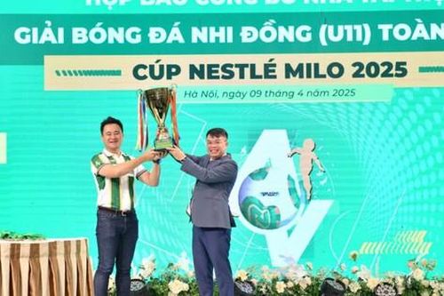 Nestlé MILO tiếp tục đồng hành cùng Giải Bóng đá Nhi đồng toàn quốc 2025