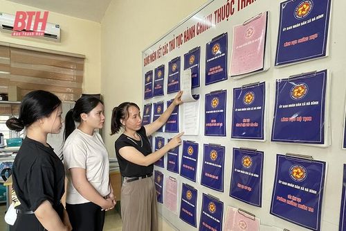 Hà Trung đẩy mạnh cải cách hành chính gắn với chuyển đổi số