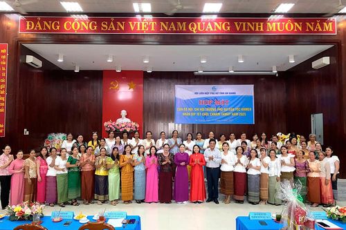 Họp mặt cán bộ, phụ nữ dân tộc Khmer nhân dịp Tết Chol Chnam Thmay năm 2025