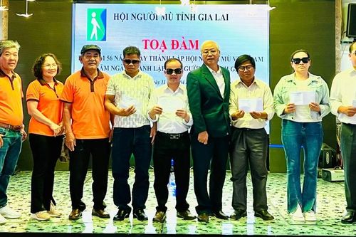 Tọa đàm kỷ niệm 13 năm Ngày thành lập Hội người mù tỉnh Gia Lai