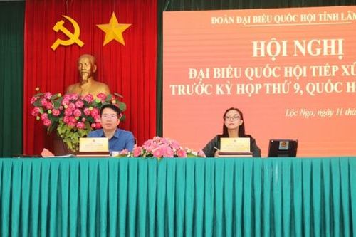 Đoàn ĐBQH tỉnh Lâm Đồng tiếp xúc cử tri tại TP Bảo Lộc