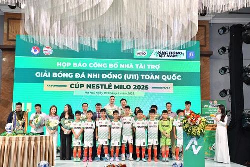 Nestlé MILO đồng hành cùng Giải Bóng đá Nhi đồng (U11) Toàn quốc 2025
