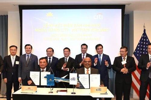 Vietnam Airlines ký Biên bản ghi nhớ với CitiBank trị giá từ 560 triệu USD