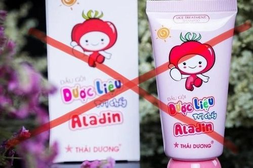 Dầu gội trị chấy Aladin của Sao Thái Dương bị đình chỉ, thu hồi khẩn cấp do không đạt chất lượng