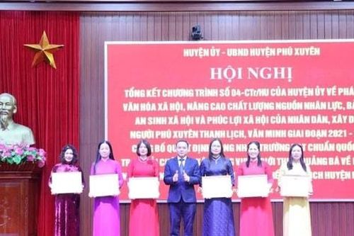 Phú Xuyên: Gắn phát triển văn hóa, xã hội với xây dựng nông thôn mới