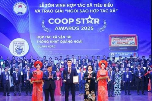 100 hợp tác xã được trao giải thưởng 'Ngôi sao hợp tác xã - Coops Award năm 2025'