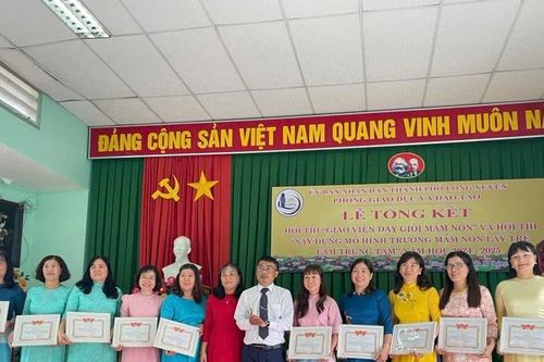 An Giang: Công nhận 91 giáo viên dạy giỏi mầm non
