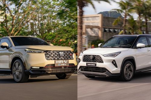So sánh trang bị, công nghệ Honda HR-V e:HEV RS với Toyota Yaris Cross HEV