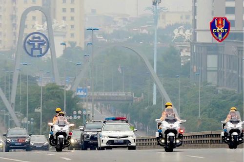 Hà Nội phân luồng giao thông phục vụ đoàn khách quốc tế thăm Việt Nam
