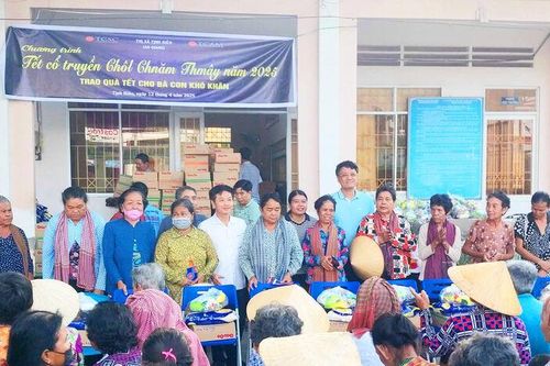 Trao hơn 1.270 phần quà cho đồng bào dân tộc Khmer đón Tết Chol Chnam Thmay năm 2025