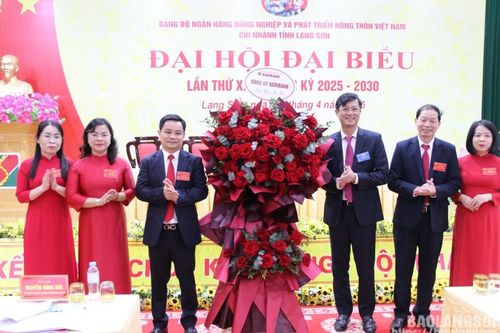 Đảng bộ Agribank Lạng Sơn tổ chức đại hội lần thứ XX nhiệm kỳ 2025 – 2030