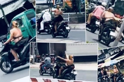 Làm rõ nữ 'quái xế' áo yếm, đầu trần hoạt náo trên phố