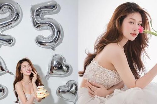 Hoa hậu Đoàn Thiên Ân lựa chọn sắc màu nào trong hành trình đón tuổi 25?