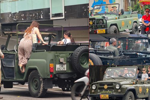 Những hình ảnh đáng lo với loại hình kinh doanh du lịch bằng xe UAZ, Jeep cũ ở Hà Nội