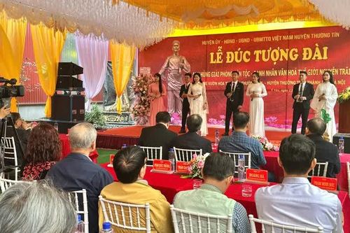 Huyện Thường Tín đúc tượng Danh nhân văn hóa thế giới Nguyễn Trãi